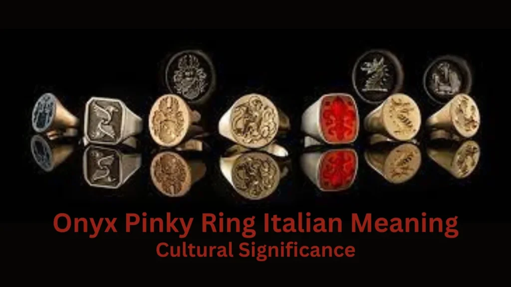 onyx pinky ring italian meaning